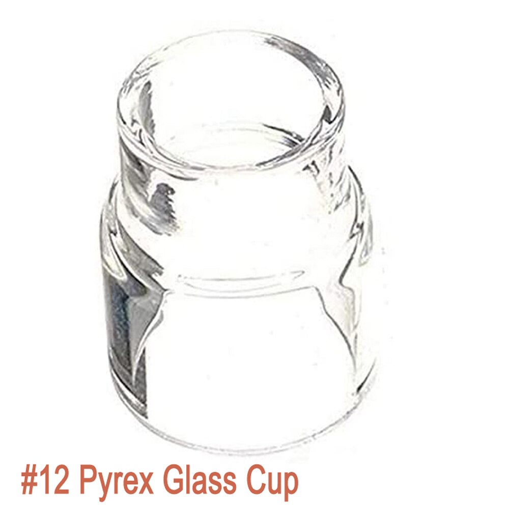 23PCS TIG Stubby Gas Lens 17CB20G 1.0/1.6/2.4/3.2mm #12 Pyrex Cup TIG Gas Lens Alumina Nozzle For WP 17/18/26 TIG Welding Torch