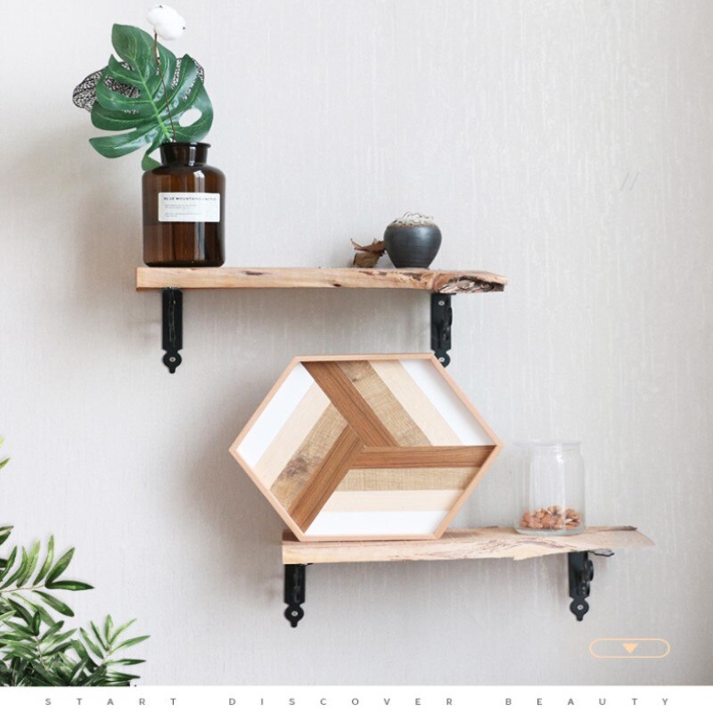 Household Decorative Wooden Serving Tray Decorative Tray Baking Wooden Tray Nut Cake Tray Dinner Plate Simple Geometric Tray