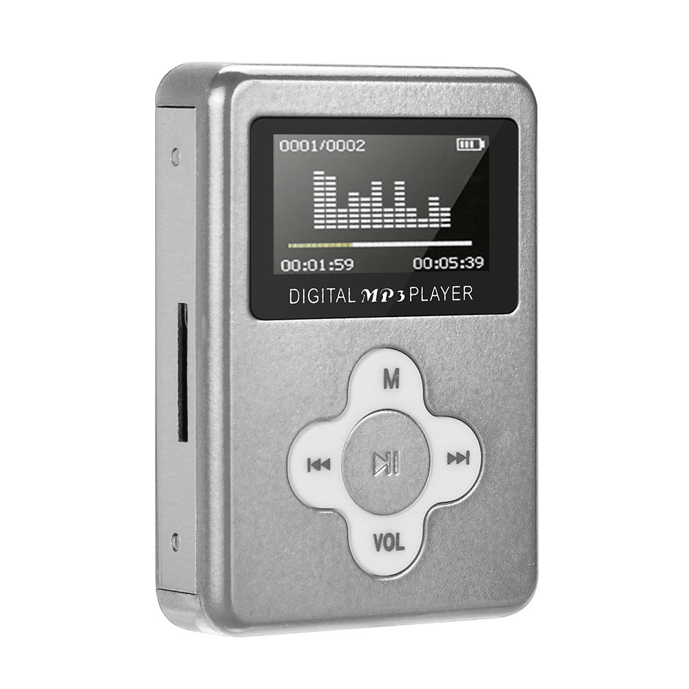 Usb mini  mp3 spelare lcd skärm stöd 32gb micro sd tf kort sl