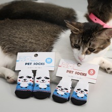 Honden Kat Schoenen Anti-Slip Gebreide Sokken Hond Sokken Dikke Warme Poot Protector Hond Sokken Booties Huisdier Accessoires voor Puppy Kitten