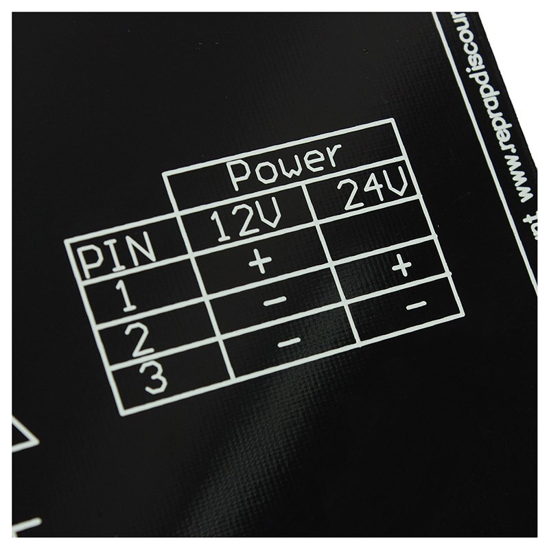 3D Drucker Heatbed MK2B Dual Energie PCB Heißen Platte Bett für Prusa & Mendel Schwarz