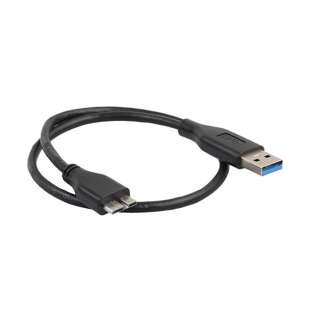 USB 3.0 SuperSpeed Kabel – A Auf Micro B, 10-polig, Schwarz, 0,15 M – Kurzes Verbindungskabel Für Schnelle Datenübertragung