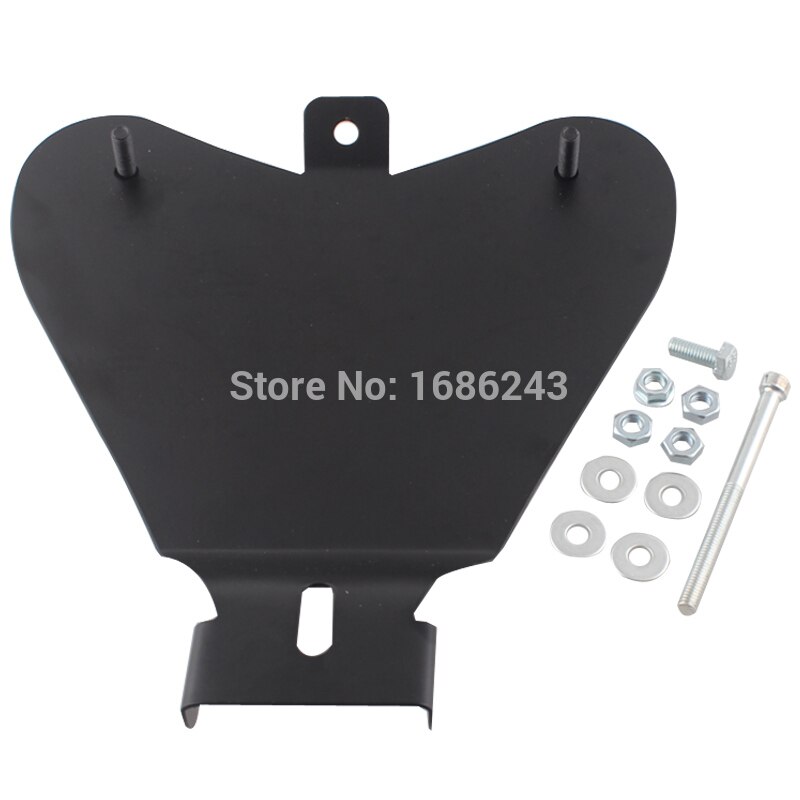 Motorsykkel svart solo sete baseplate brakett holder holder monteringssett til harley sportster 48 xl 883 1200 bobber helikopter