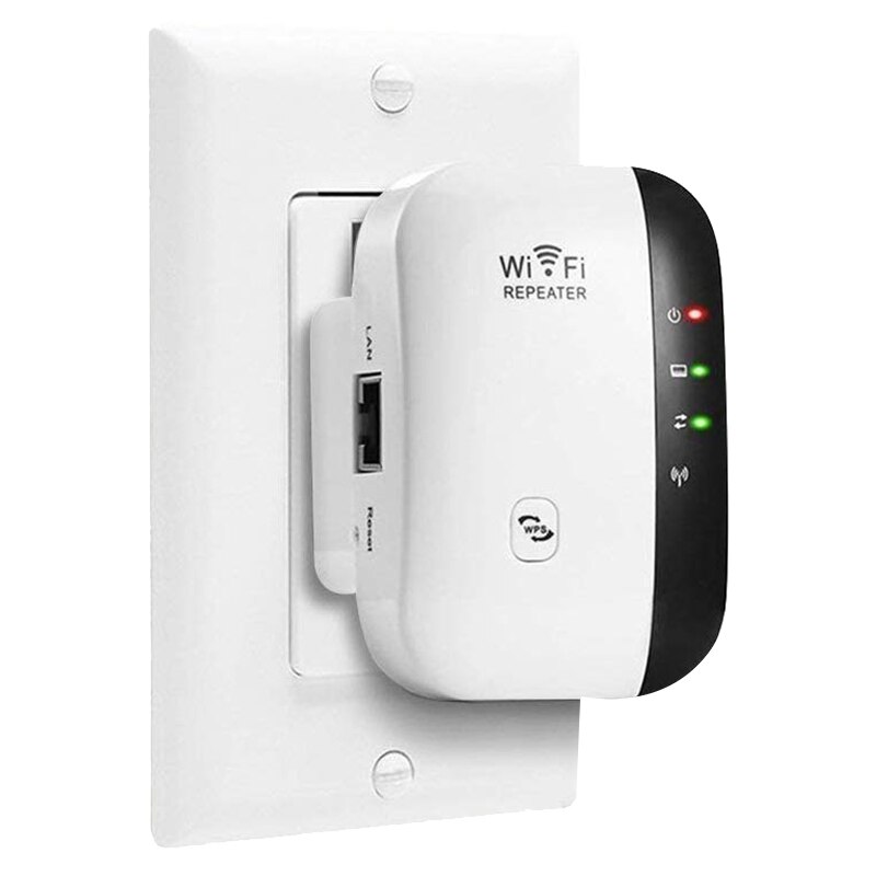 WiFi Network Repeater Wireless Signal Amplifier Small Bread Routing Extender 300M Relay Repeater UK Plug