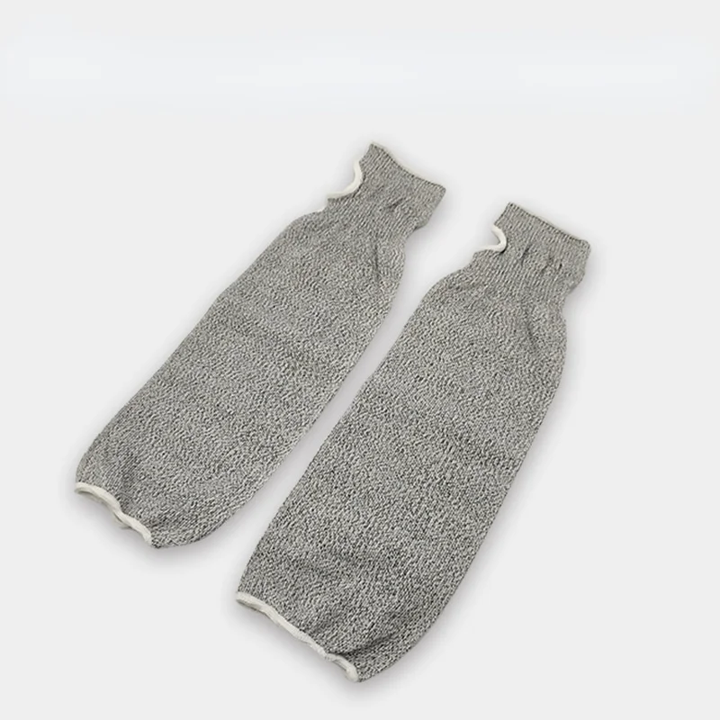 Mangas de seguridad anticorte para brazo, protector de brazo transpirable y duradero, resistente a las ojales, con orificio para el pulgar, Nivel 5, 1 par