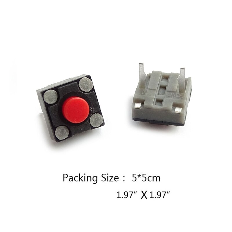 Micro Tact Switch Push Button Switches DIP 2 pin Tactile Momentary 6x6x4.3mm 85DD