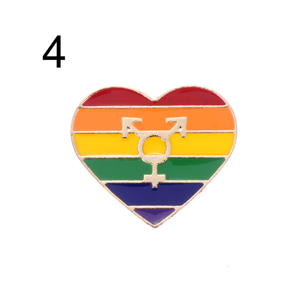 LGBT Regenbogen Homosexuell Broschen Weißblech Abzeichen Revers Denim Hütte Broschen Kleidung Kragen Stift Männer Frauen Schmuck Zubehör: 4