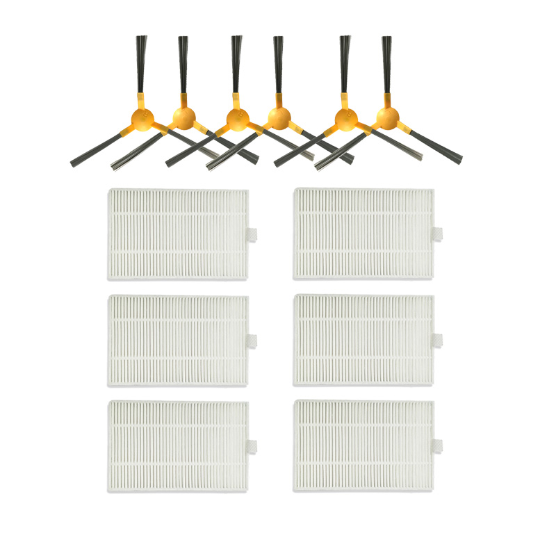 KIT de Filtre pour Proscenic 830T- 800T- 820T- 820S, Brosses latérales