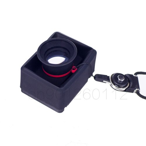 LCD Viewfinder 3.2" 3x Loupe Magnifying Eyecup for Universal 3.2" Screen DSLR Camera Rubber