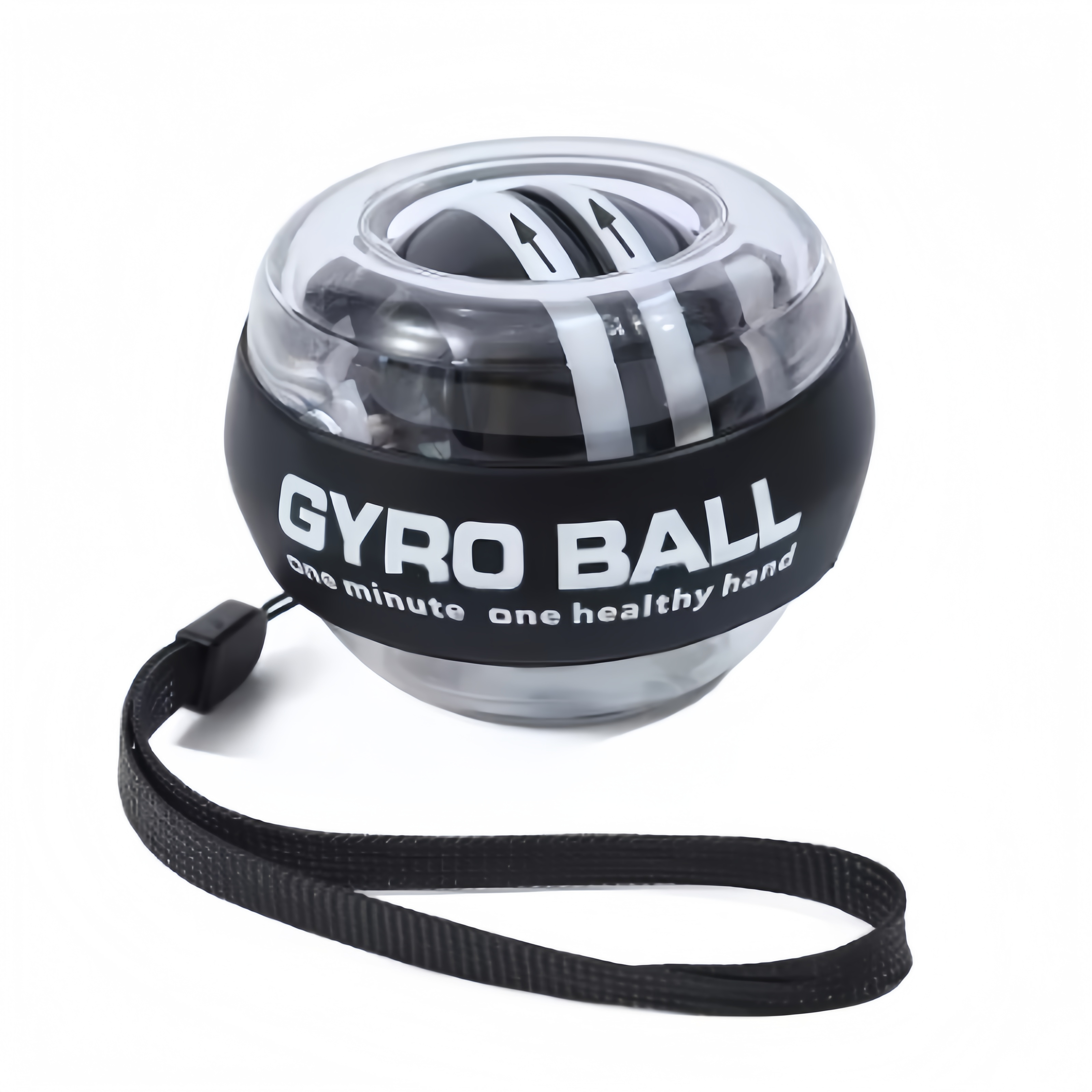 Onderarmtrainer met zelfactiverende polsgyrobal, polsversterker voor arm- en vingermusculatuurtraining, geschikt voor fitness: Blauw