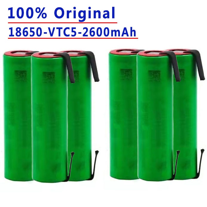 3.7 V rechargeable voltage US18650 VTC5 2600mAh.VTC5 18650 battery 3.7 V 2600mAh.18650 battery.2600mAh.