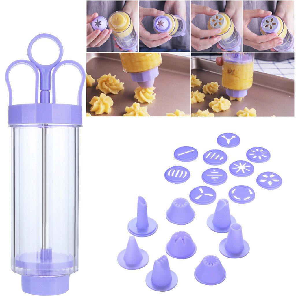 Cookie Biscuit Maken Maker Pomp Persmachine Decor Keuken Mold Gereedschap Set