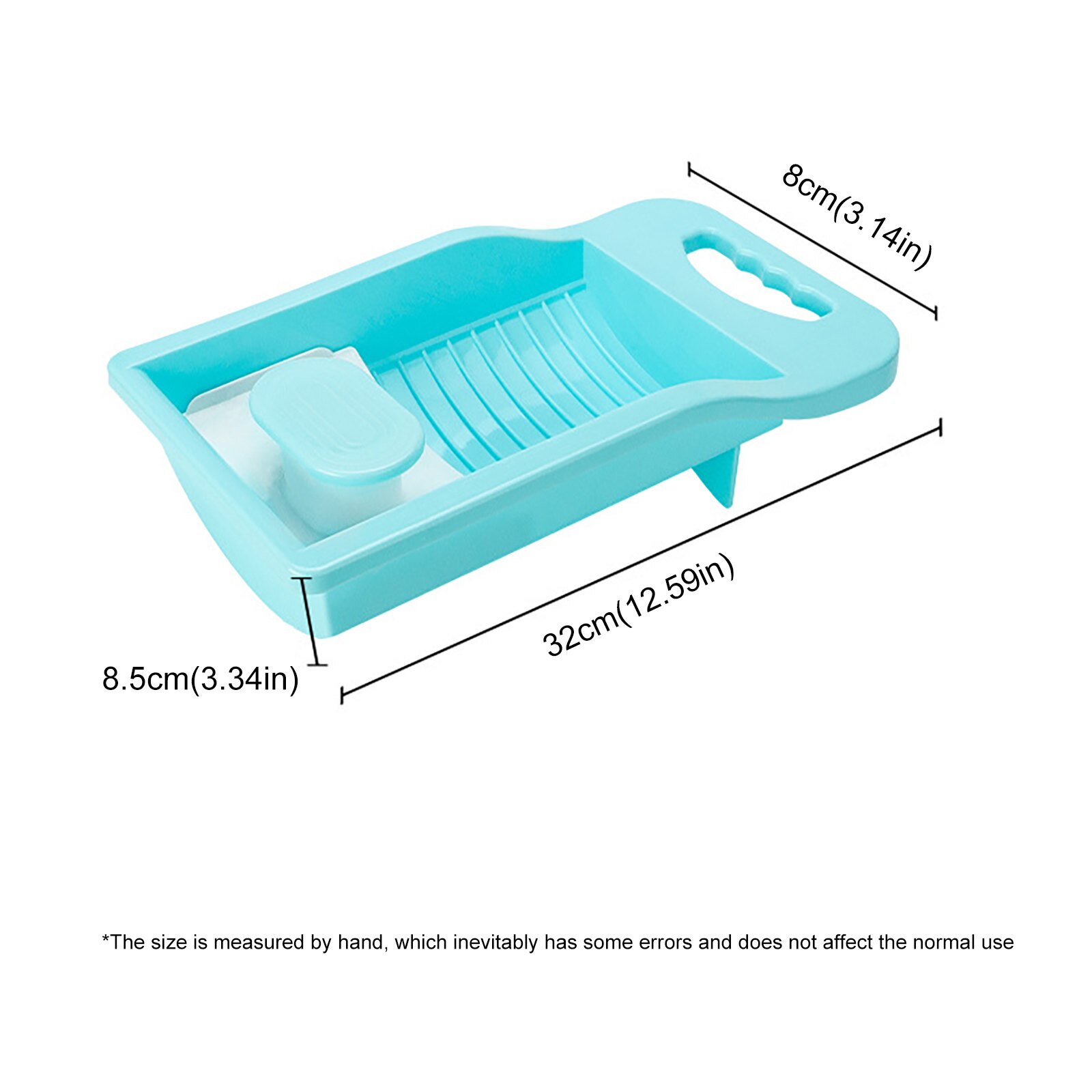 Lavadora de plástico antideslizante para uso diario, Mini lavadero de ropa interior para el hogar, 1 unidad