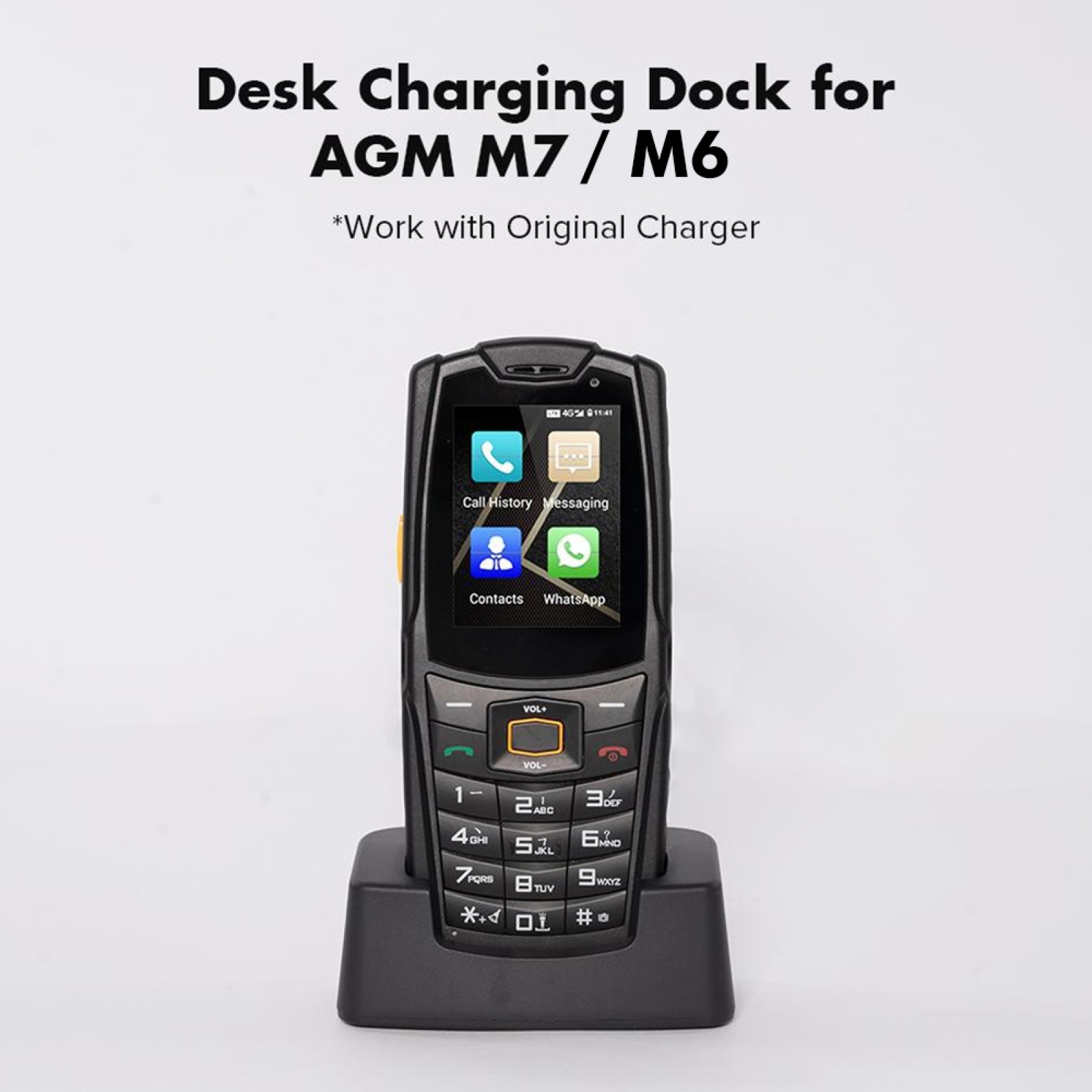AGM Ladestation AGM DCD-M67 5V 1A USB-C / Typ-C Schreibtisch Ladestation Für AGM M6 / M7 AGM Telefon Ladegerät Für AGM M7