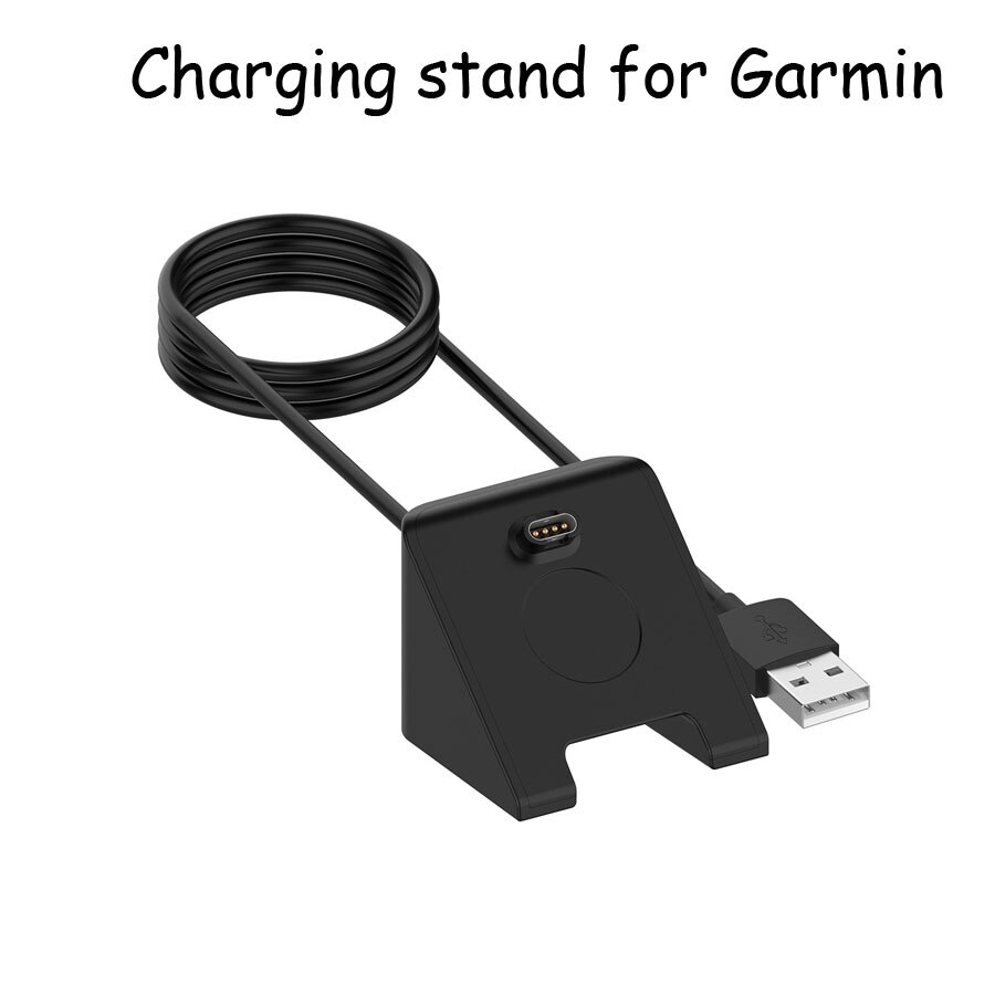 Garmin fenix 6 6x 5 5s 5x plus laddningskabel bärbar laddare sladdstativ för vivoactive 4 vivomove 3 forerunner 945 935 245: Kabel med stativ