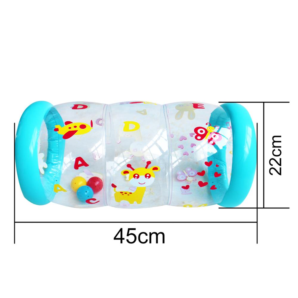 Baby Assisted Crawling Training Roller Infant Inflatable Roller Exercise Early Learning Toddlers Stimulation Growth Cylinder