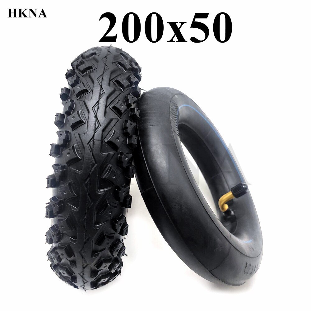 200x50 Off Road Tire 8 Inch Antiskid Pneumatic Tyre for Razor, Dolphin Electric Scooter Refitting Accessories