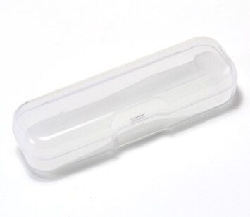 Optical frames Glasses Case Women And Men Plastic Sunglasses Glasses Box Hard Eyeglasses Case Reading Glasses Case: style 2 clear