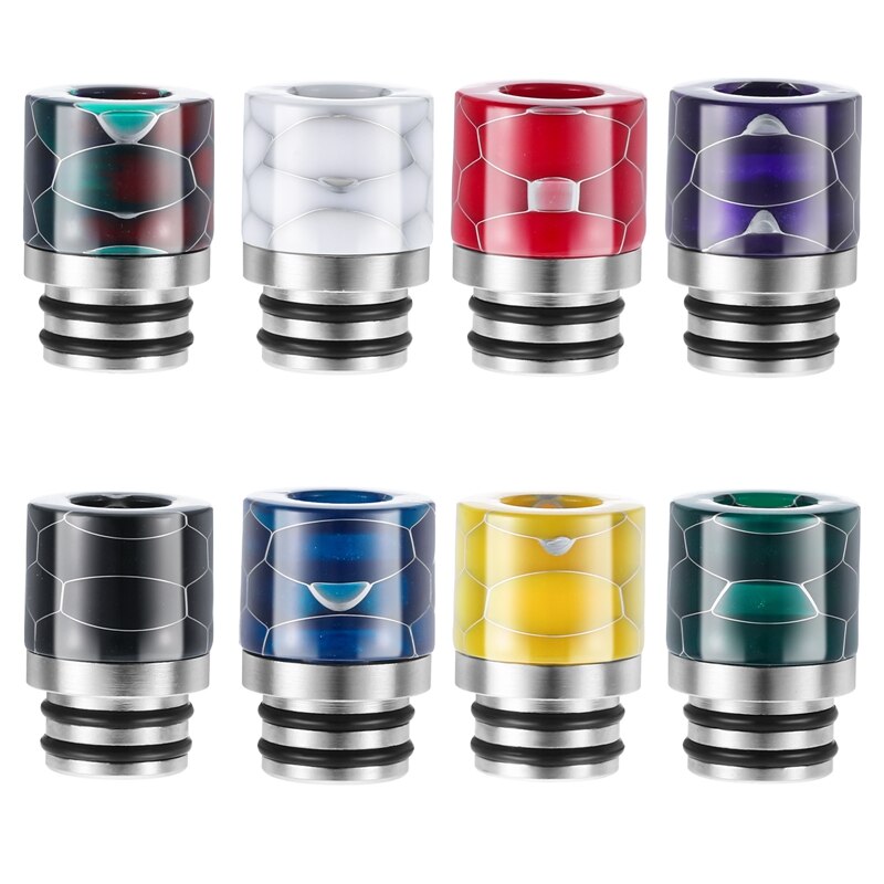 810 Drip Tips Replacement Honeycomb Standard Drip Tip Resin Drip Tip Connector Cover Quick Fitting for Coffee Machine Favors