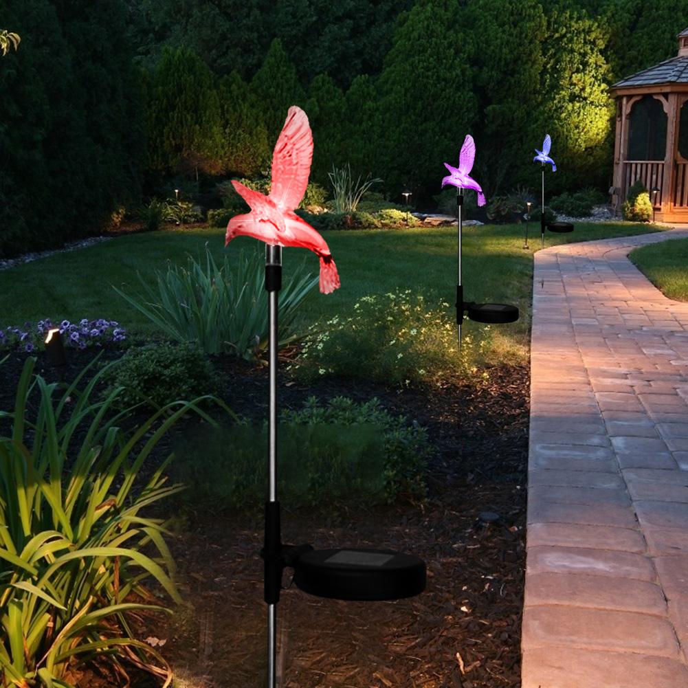 LED lampe solaire Cactus perroquet hibou lumière capteur contrôle pic lumière pour jardin chemin rue cour éclairage étanche: item-09 1pc