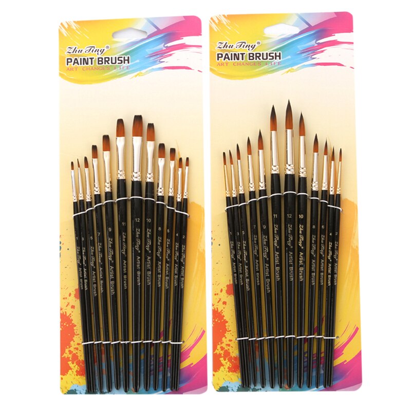 HTHL Pinsel-Set, 2 Packungen / 20 Stück, Nylon-Haa Produktbild-Vorschau 8