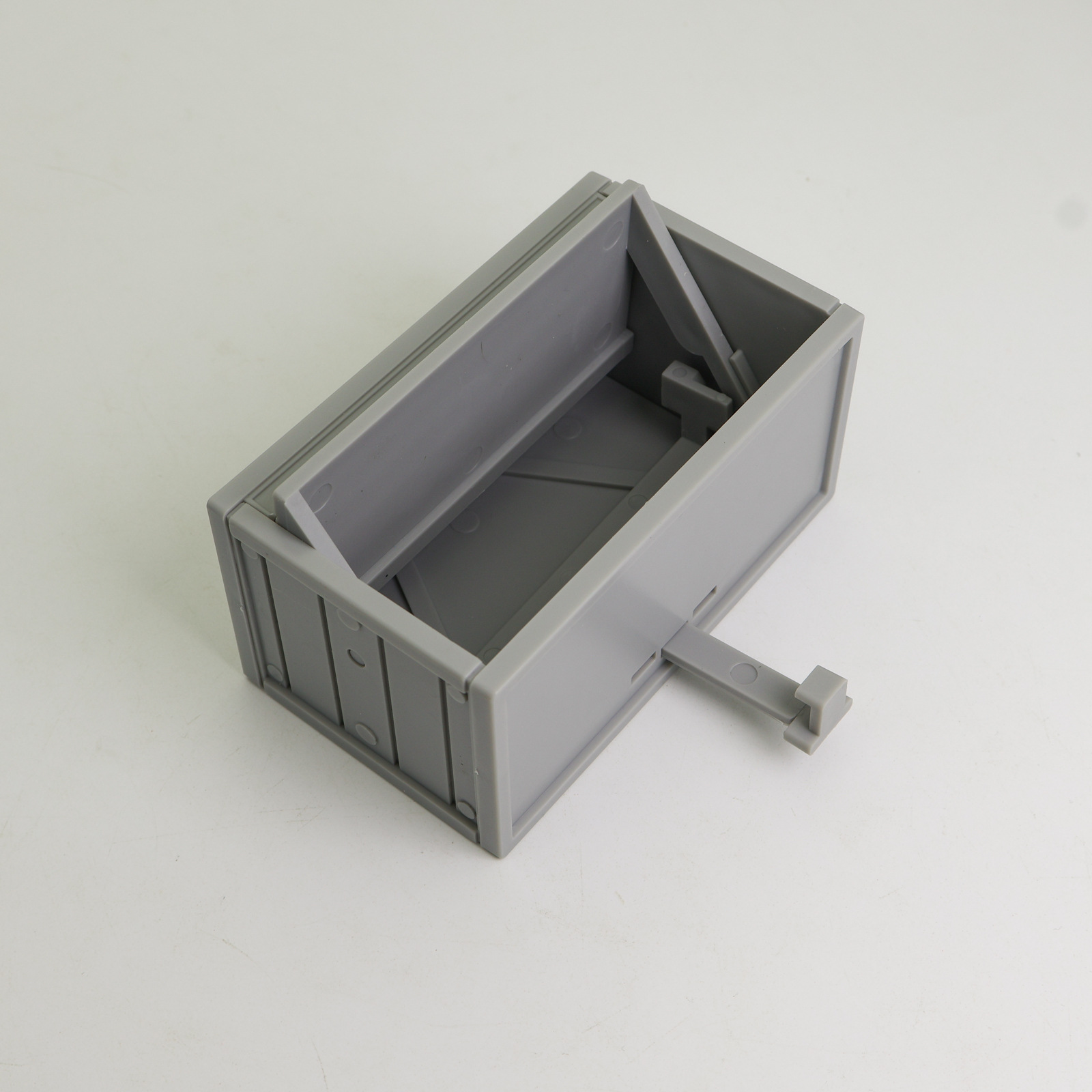 Wall Mounted Key Hangers Wooden Car Garage Key Holder Car Garage Styling Storage Hooks With Door Openers Openable Garage Door: Red