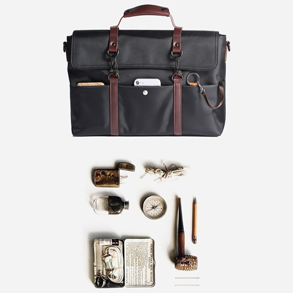 Vanntette menn forretningskofferter mannlig crossbody skulderveske nylon laptop messenger bags enkle reise uformelle håndvesker  xa636zc