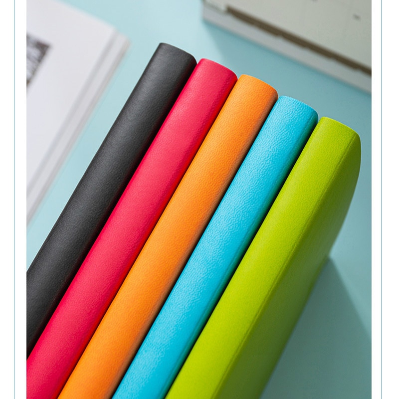 A5 5.5x8.3inch Soft Leather Agenda .1-2022.6 18 Months Planner Notebook Daily Weekly Monthly Plan Diary Journal Notebook