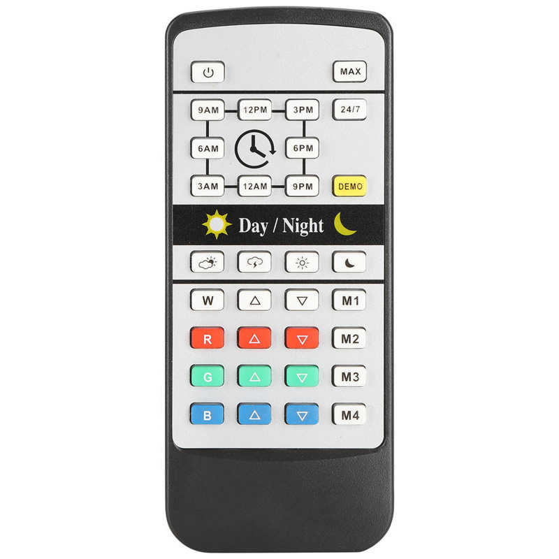 Mini Aquarium fish tank Pet Products Wall Mount Fish Tank 100‑240V US Plug 36LED(24White+12RGB) Aquarium Remote Control