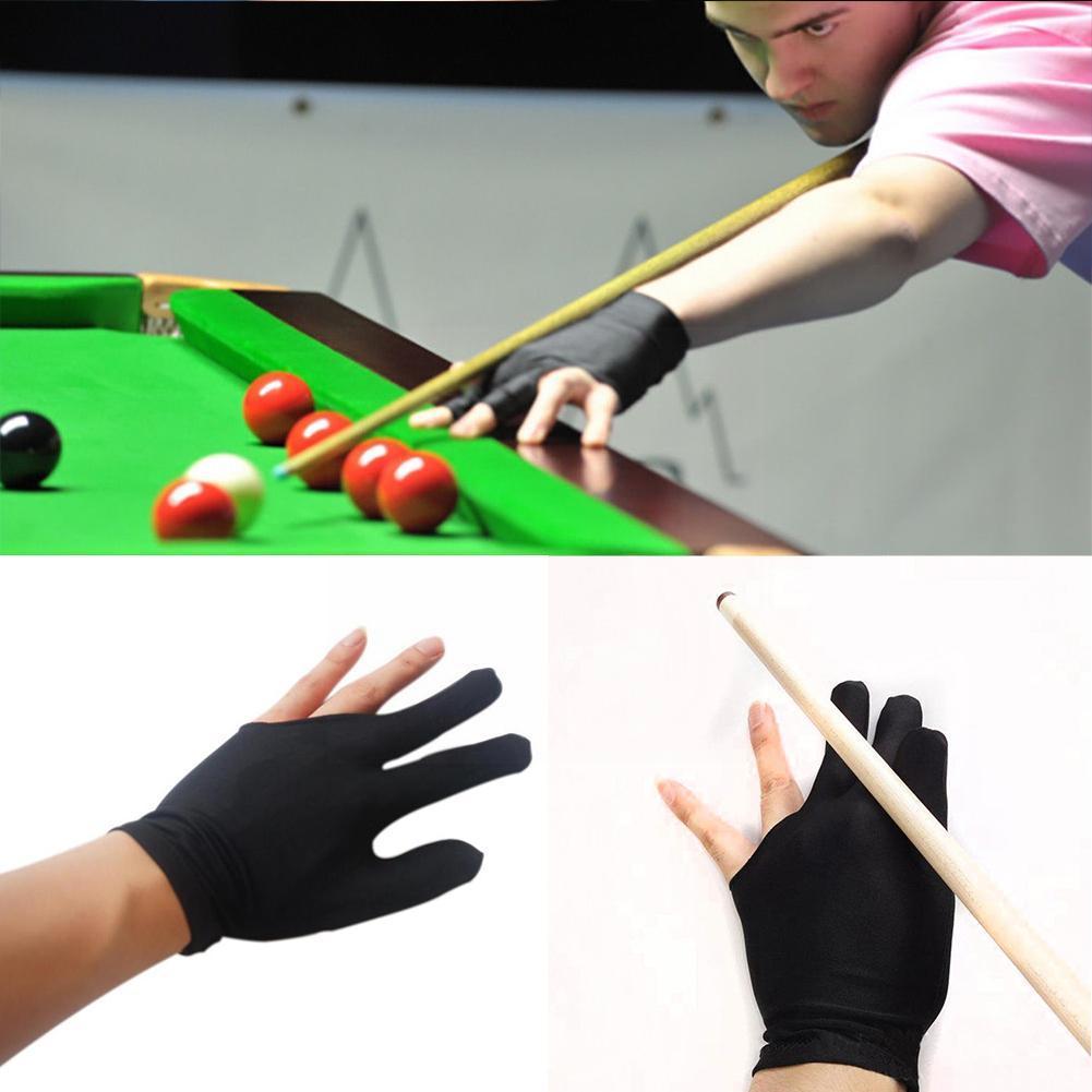 Drie Vinger Handschoenen Snooker Handschoen Speciale Sport Biljart Grade Handschoenen Apparatuur Hoge Vingerloze Meubi Q4z1