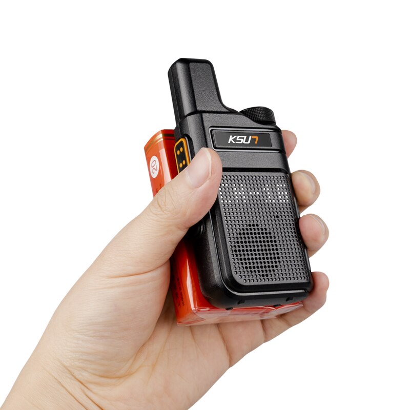 KSUN – Mini talkie-walkie Portable X-M6, Radio bidirectionnelle FRS PMR 446, petites Radios, Station de communication émetteur-récepteur 1 ou 2