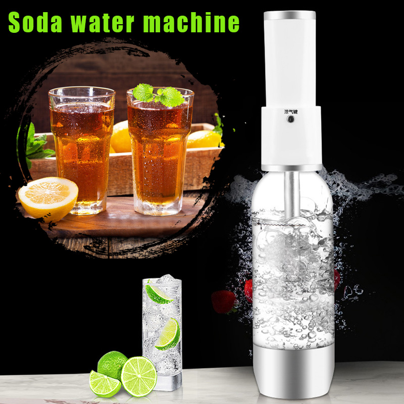 Draagbare Soda Bubble Machine DIY Fonkelende Carbonaat Water Maker voor Thuis Drinken Winkel WHShopping