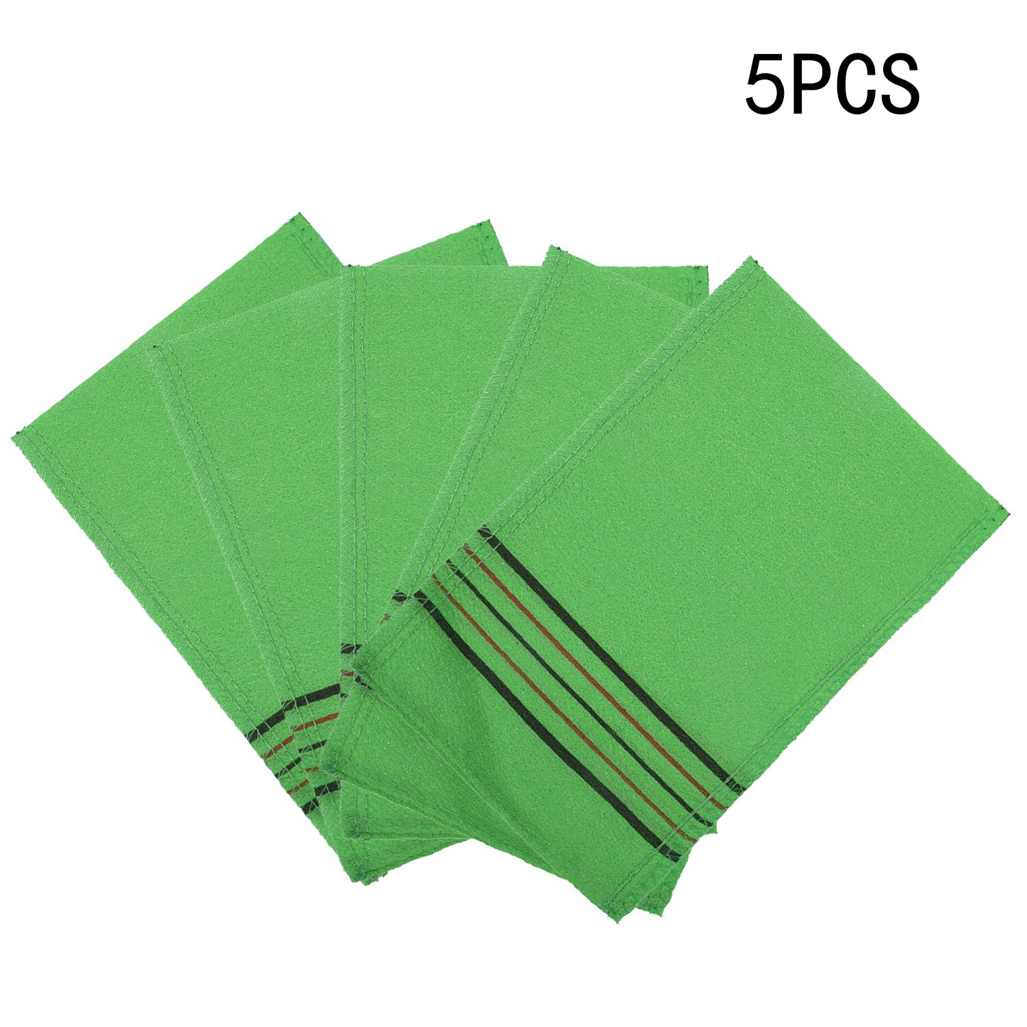 Exfoliating Back Strap Bath Shower Body Wash Scrubber Cloth Towel Stripe Strong