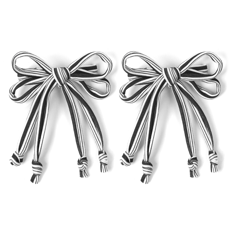 Horquilla con lazo bonito tejido a la para niños y niñas, diadema para bebés, diadema elástica para niños, tocado clásico que combina con todo, accesorios para el cabello: Gris