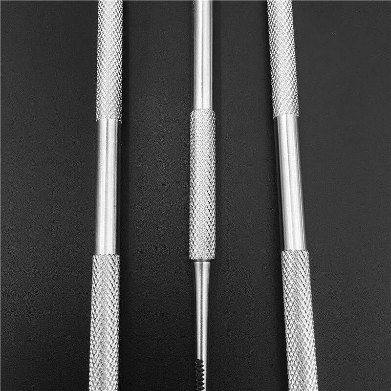 Rvs Tick Een Maker Nagel Groove Ingegroeide Teennagels Cleaning Tools Correctie Nail Dubbele Hoofd Tand Pick Reparatie Nagelvijl