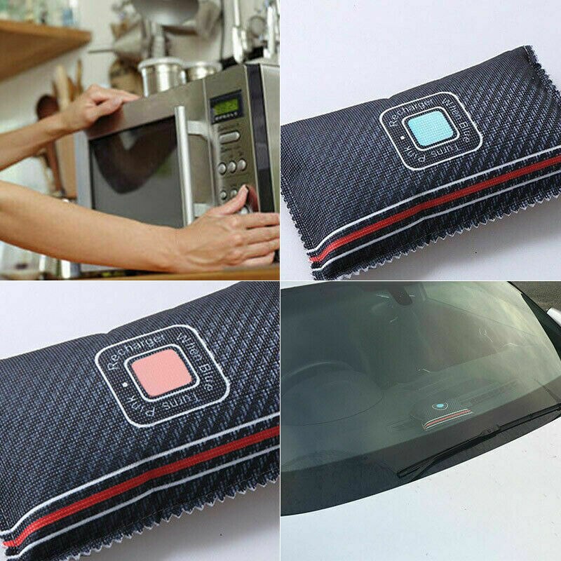 Reusable Dehumidifier Desiccant Clear Windscreen Damp Moisture Condensation Absorbing Dry Bag for Car Van Caravan Home