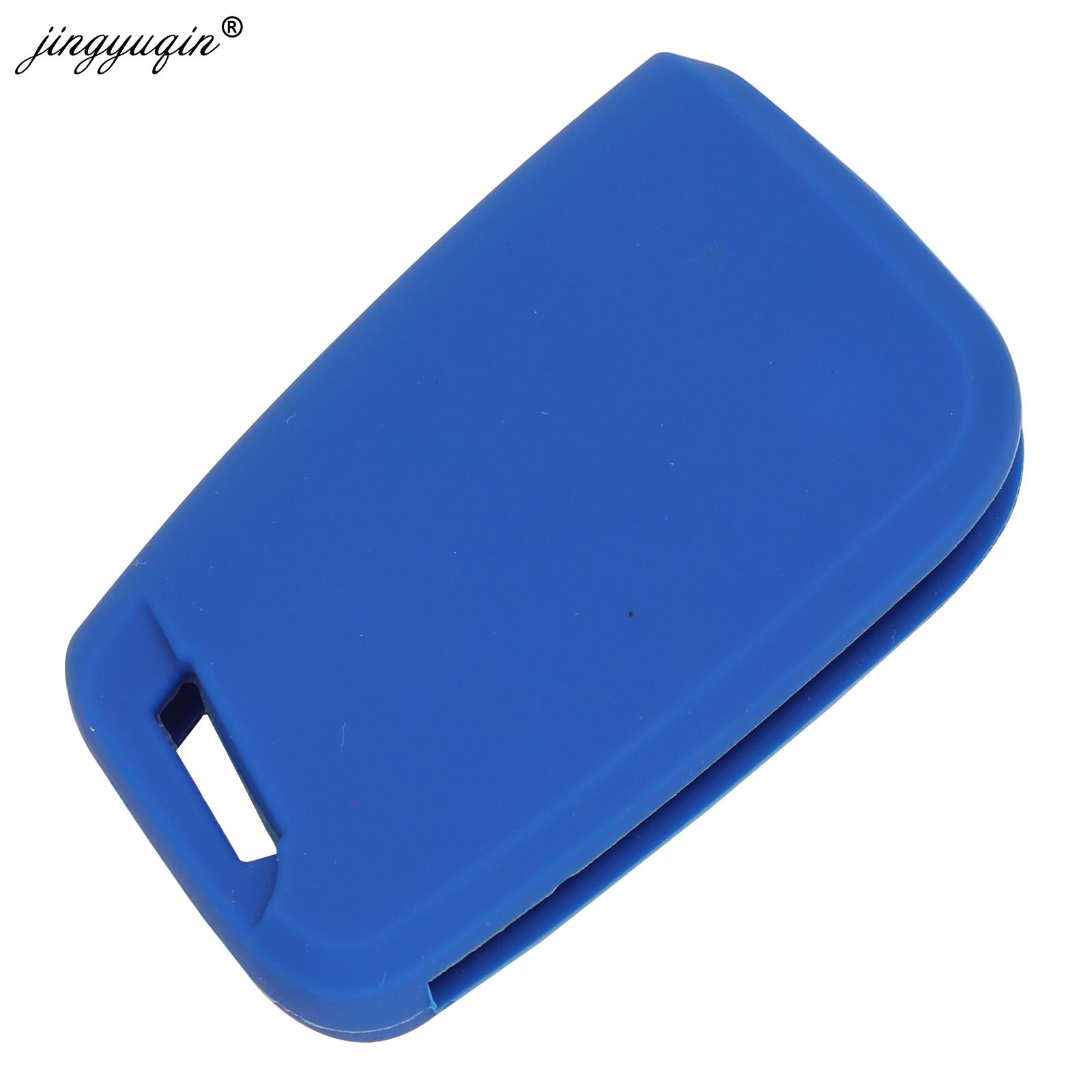 jingyuqin 50pcs Silicone Car Key Cover Case For Volkswagen VW C5 Golf7 mk7 Seat Ibiza Leon FR 2 Altea Aztec For Skoda Octavia