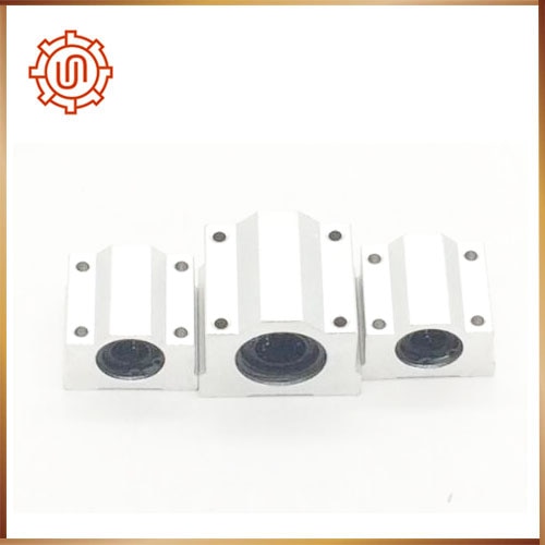 Sc16uu 4 kpl  sc16uu scs 16uu lineaariliikekuulalaakerit cnc osat liukulohko holkki 16mm lineaarisen akselin ohjauskisko cnc osia