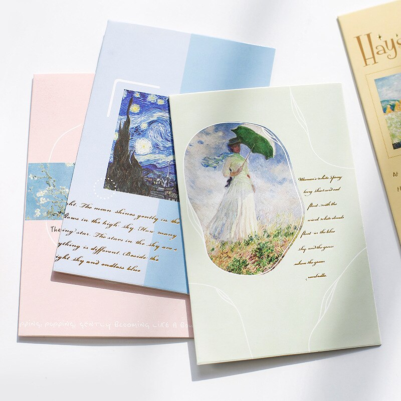 Stamping Greeting Card Envelope Set Series Blessing Message Letter Paper Envelopes School Office Stationery Supply