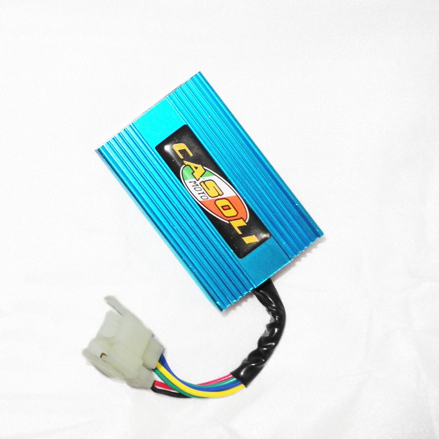 High performance 12V 6 pin AC Racing CDI box for ATV Motorcycle Go kart with CG 125cc 150cc 200CC Engine: Blue