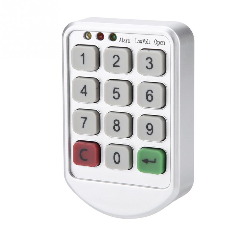 ABS Plastic Panel Digital Electronic Intelligent Password Keypad Number Cabinet Door Code Lock fechadura digital smart lock: Default Title
