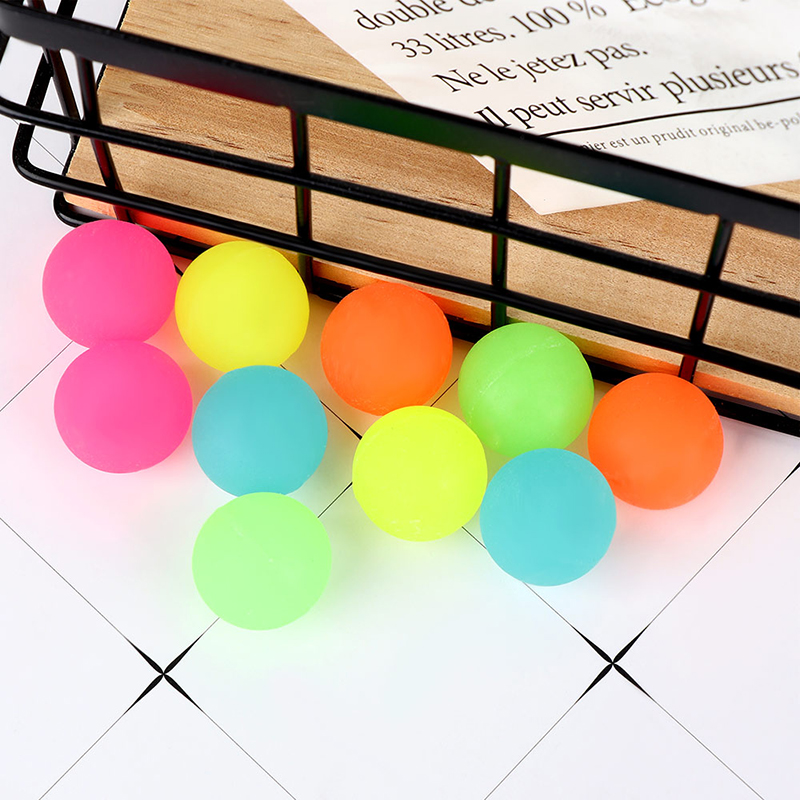 15 Teile/los Hohe Bounce Spielzeug Bälle Kinder Party Favor Dekoration Kinder Springenden Ball Muster Soild Farbe Zwei-farbe bounce Ball