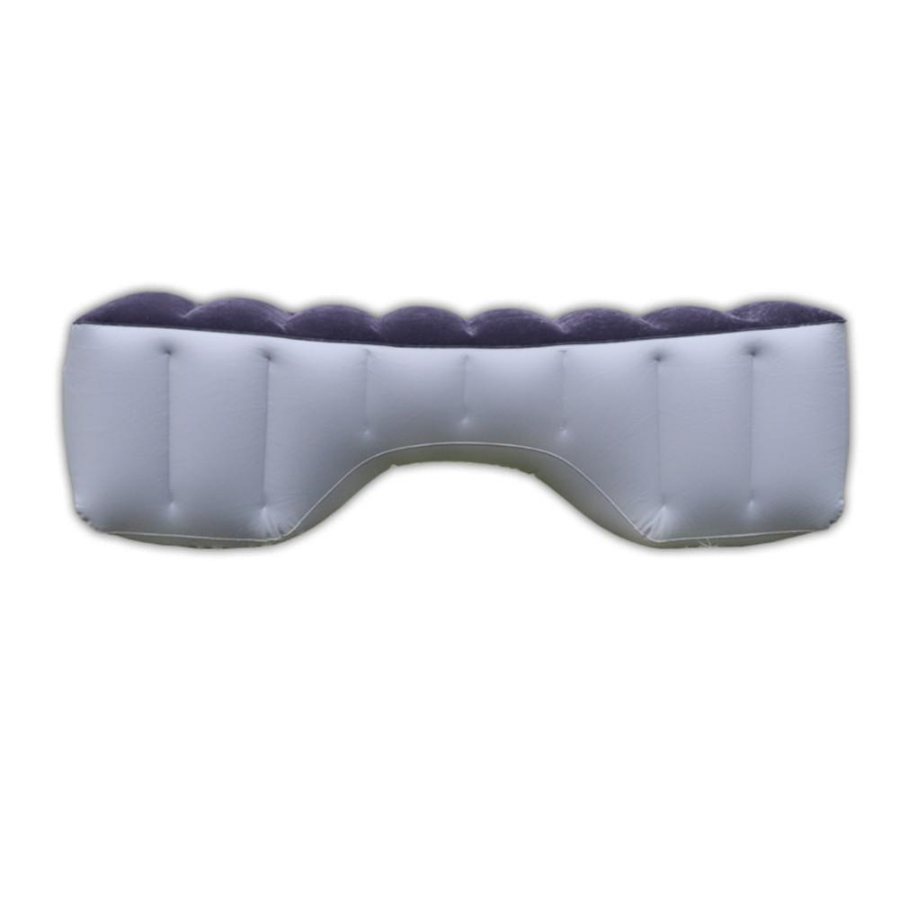 Colchón inflable para asiento trasero de coche, cojín de aire para viaje en coche, cama de aire para acampar, Araba Yatak PUF Gonflable: Grey