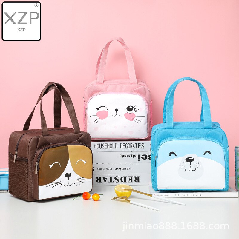 Xzp Draagbare Geïsoleerde Thermische Voedsel Picknick Lunch Tas Doos Tote Cartoon Tote Voedsel Verse Koeler Tassen Pouch Voor Vrouwen Meisje kids