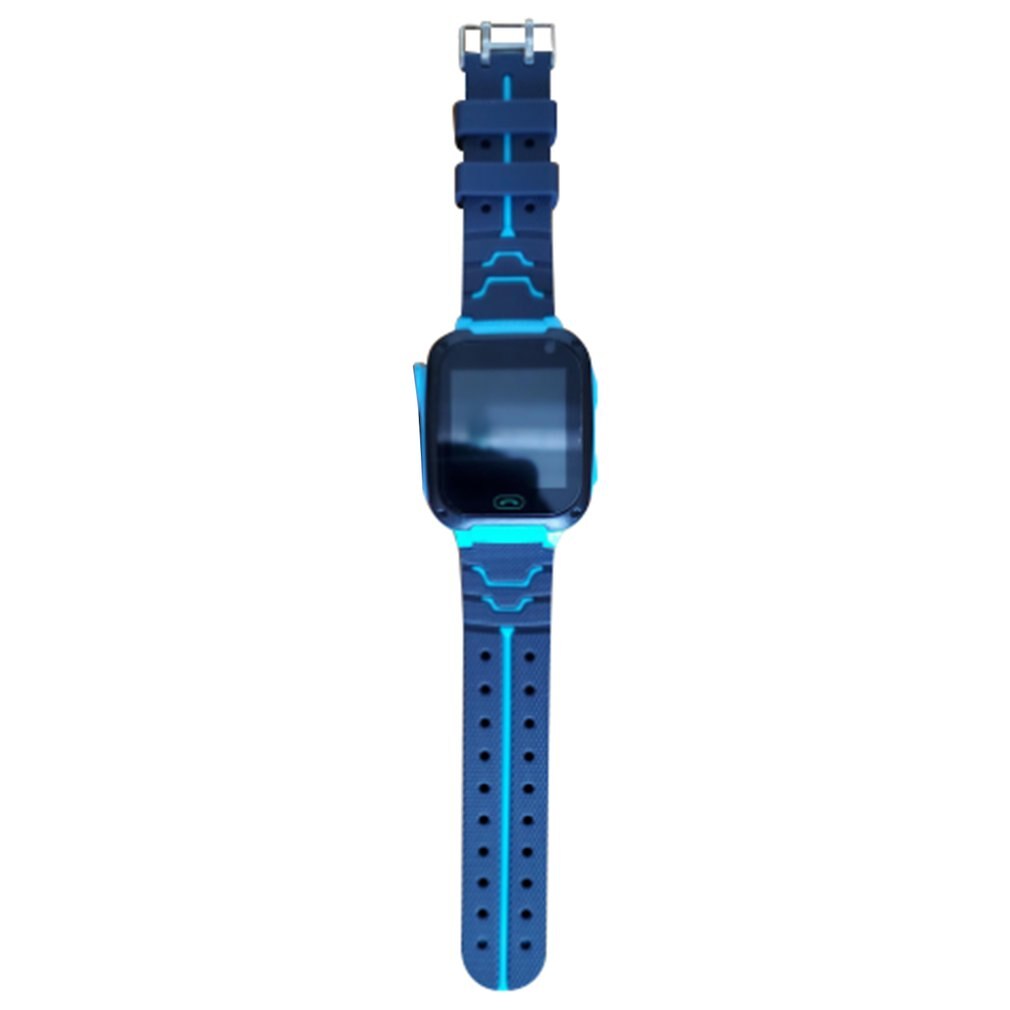 Smart Touch Screen Horloge Wechat Stappenteller Multifunctionele Horloge Anti-verloren Functie Intelligente Wekker: Blauw