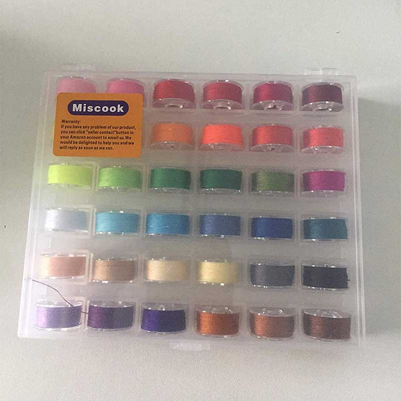 36Pcs Sewing Machine Bobbin Threads And Storage Ca... – Grandado