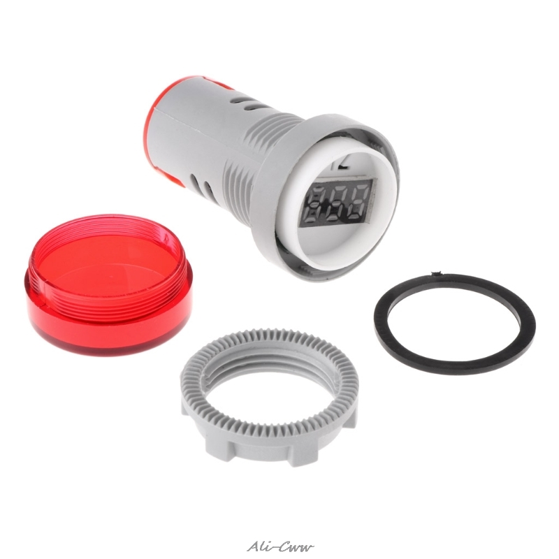 22mm Hertz AC Frequency Meter LED Digital Display Indicator Signal Lamp Lights
