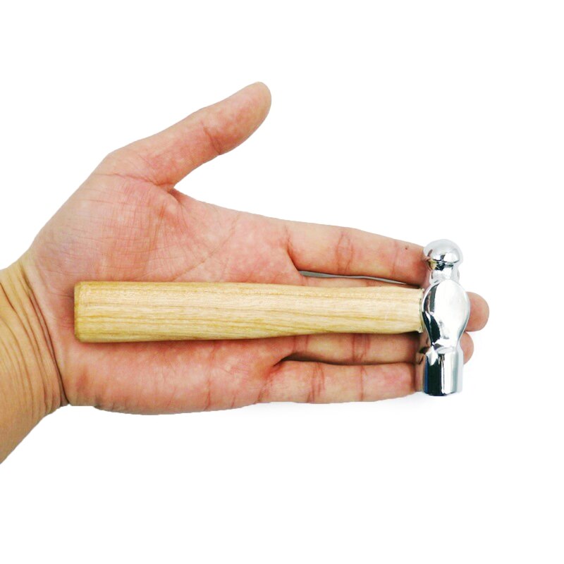 Houten Handvat Hamer Dubbele Geconfronteerd Zachte Hamer Smashing Walnoot Hamer Ronde Kop Hoge Carbon Staal Hamer Voor Huishoudelijke