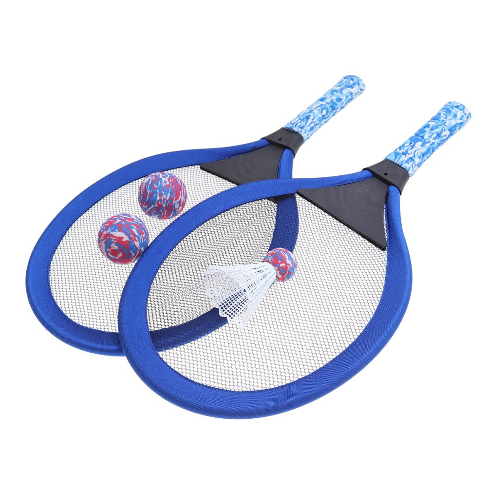 1 Pair Children's Tennis Racket Kids Palying Badminton Oval Rackets Game Props for Kindergarten Primary School Outdoor Sports (