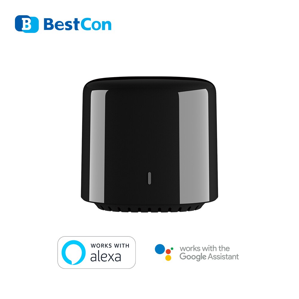 Broadlink  rm4 pro bestcon  rm4c mini universal ir rf fjärrkontroll kompatibel alexa google assistent för ac: Rm4c mini